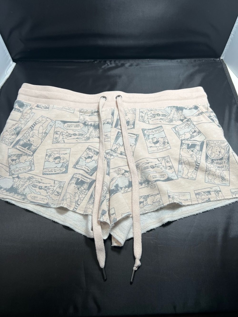 Winnie the Pooh Pajama Shorts – Women’s/Large (L) – Cozy Sleep Shorts – Disney
